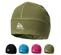 METEOR Herren Winter-Mütze Silberionen Winddicht Skull-Cap Mütze Damen Unterziehmütze Kappe für Motorrad Fahrrad Helmklettern Skifahren Snowboarden Kopfbedeckung Vision (Universal S-L, Khaki)