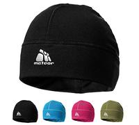 meteor Mütze Herren Winter-Mütze mit Silberionen Winddicht Skull Cap Mütze Damen Unterzier-mütze Kappe für Motorrad Fahr-Rad Helmklettern Ski-Fahren Snowboarden Kopfbedeckung (Universal S-L, Schwarz)