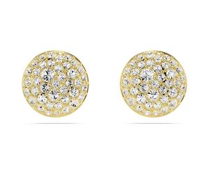 Meteora Ohrstecker, Weiß, 18K Goldbeschichtet OS