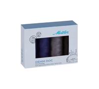 Amann Mettler DENIM DOC No.75 Dark Garnset (4 Spulen/ 100 m)