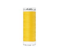 Mettler Nähfaden, Gelb, 130 m, Polyester, 100% PTT, Dehnung ca. 65%, Nadelstärke 70-80, Hoch elastisch für dehnbare Stoffe