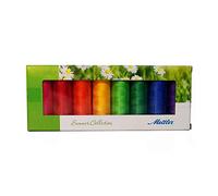 Mettler Nähset aus 100% merzerisierter Baumwolle, 8 Spulen, Sommerfarben