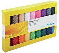 Mettler-Polysheen Polyester Maschine Stickgarn Geschenk Set Kit Mehrfarbig - Pro 18 Stück