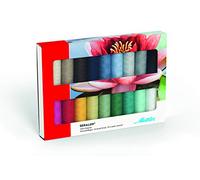 Mettler SERALON 18er Kit Nähgarn Set: Universal Garn zum Nähen oder Sticken, Nähgarn für Nähmaschine, 100% Polyester, SE18-Kit, 200m pro Rolle