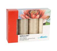 Amann Mettler Seralon No.100 Garnset beige (4 x 200 m)