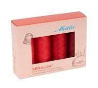 Amann Mettler Seralon No.100 Garnset red (4 x 200 m)