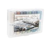Mettler SILK-FINISH COTTON 40-12 Spulen a1000m - Baumwollgarn Quiltgarn Kit