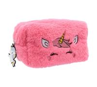Mevsim Store Einhorn Federtasche Mädchen - Plüsch Mäppchen Rosa - Schlampermäppchen & Federmäppchen für Kinder Schule & Vorschule - Kosmetiktasche & Aufbewahrungsetui - Geschenkidee für Mädchen