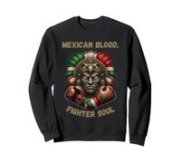 Mexican Blood Fighter Soul Aztec Boxing Pride Sweatshirt