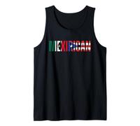 Mexirikanische Mexiko-Flagge, Motiv: Puerto Rico, Boricua-Design Tank Top
