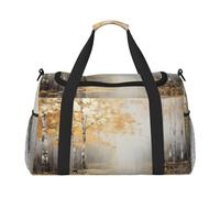 Mexpekil Reisetasche, Motiv: Herbst, Wald, Baumkunst, Handgepäcktasche für Damen und Herren, Sport, Fitnessstudio, Duffel, leicht, Wochenendtasche, Übernachtungstasche mit Schultergurt, multi