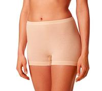 Mey 2er Pack Damen Pagenschlüpfer 2000-27007 - Farbe Nude (Hautfarbe) - Größe 46 - Slip mit Bein - Schlüpfer 100% Baumwolle