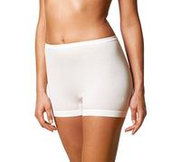 Mey 2er Pack Damen Pagenschlüpfer - Noblesse - 27021 - Farbe Weiß - Größe 46 - Schlüpfer mit Bein für Damen - 100% Baumwolle