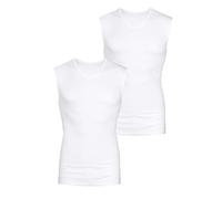 Mey 2er Pack Herren Muskel-Shirt - Tank Top - V-Ausschnitt - Unterhemd ohne Arm - Bi-elastisch - Kühlender Effekt - 46037-P2 Dry Cotton