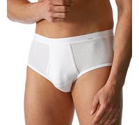 Mey 2er Pack Herren Sport-Slip - Noblesse - 2813 - Herrenpants mit Eingriff - 100% Baumwolle (Weiß, 8)