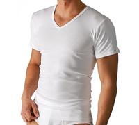 Mey 2er Pack Herren T-Shirt - Noblesse - 2807 - Farbe Weiß - Größe 8 - V-Neck Shirt - Unterhemd V-Ausschnitt