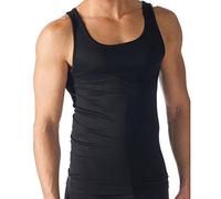 Mey 2er Pack Herren Unterhemd - Software 42500 - Schwarz - Gr. 5 - Atmungsaktives Shirt - Mico-Modal - Tank Top ohne störende Seitennähte - Maschinenwäsche 60 Grad