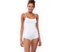 Mey 2x Damen Spaghetti-Top Superfine Organic Bio-Baumwolle Weiss XL (44)