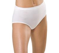 Mey 89201-20 Women's Pearl White Solid Colour Full Panty Highwaist Brief 46
