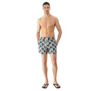 mey Herren Badeshort Serie Tropical Bliss, blue, Gr. XXL