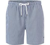 Mey Badeshorts Herren Mikrofaser blau gestreift, L
