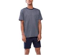 Schlafanzug kurz blau Stoff 1: 78% Baumwolle, 22% Polyester Stoff 2: 100% Baumwolle