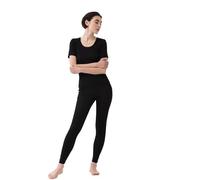 Mey Basics Serie Exquisite Damen Shirts 1/2 Arm Schwarz XL(44)