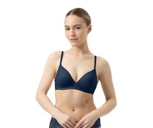 Mey Damen Bügelloser BH mit Spitze Serie Luxurious | Komfortabler Blusen und T-Shirt-BH, Ohne Bügel, Überlappende Spitze, teilweise überzogen, verstellbare Zierträger