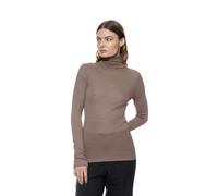 MEY Langarmshirt WOOL LOVE deep taupe hellbraun | L/XL