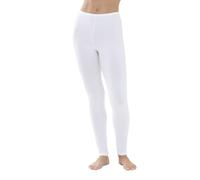 Mey Damen Leggings Serie Superfine Organic Baumwolle Weiß XL (44)