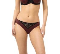Mey Damen Mini Slip mit Spitze Serie Luxurious | Tiefer, hüftiger Sitz, Flacher Bund, Spitzeneinsatz vorne, Weiche Beinabschlüsse, Baumwolleinsatz, Gr. 36-46