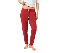 Mey Damen Pyjamahose Baumwolle Serie Cozy Nights | SUN I DAYS by mey, Schmale Jogginghose, Knöchellang, Komfortbund mit Kordelzug, Seitliche Taschen, Gr. XS-XXL