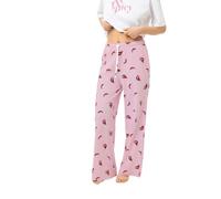 Mey Wide Fit Pyjama-Hose aus Baumwoll-Mix in Rosa, Größe XL
