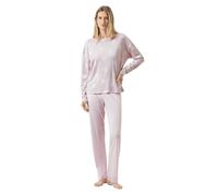 Mey Damen Schlafanzug lang 2-teilig Serie Pretty Dots | Pyjama, Legere Passform, Shirt mit Polka Dots, Langarm, Rundhalsausschnitt, Gr. 36-46