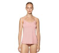Mey Damen Spaghetti Top Viskose Serie Grace | Camisole mit verstellbaren Trägern, Spitzenverzierung am Dekolleté, Atmungsaktiv, V-Ausschnitt, Gr. XS-XXL