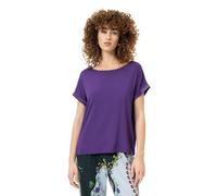 Mey Damen T-Shirt Rundhalsausschnitt Serie Pure Chic | Legere Passform, Überschnittene Ärmel, Satindetails an den Armabschlüssen, Angenehmes Tragegefühl, Gr. XS-XXL