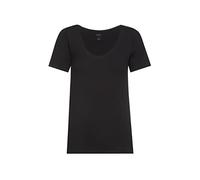 Mey Damen-Shirt Serie Superfine Organic V-Ausschnitt 1/2-Arm Schwarz XL (44)
