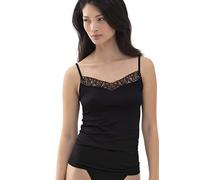 Mey Damen Top schmale Träger mit Spitze Serie Emotion Elegance | Schmale Passform, Spitzenverzierung am Dekolleté, Spaghetti-Träger, Fließende Qualität, Gr. 38-46