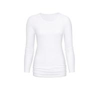 Mey Feinripp Damen-Unterhemd, langarm Noblesse weiss 46