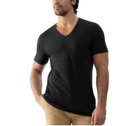 Mey Dry Cotton Colour V Neck T-Shirt Schwarz X-Large Herren