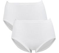 Mey Feinripp Damen-Taillenslip 2000 im 2er-Pack 54 weiß