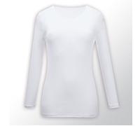 Mey Feinripp Damen-Unterhemd, langarm Noblesse 40 weiß