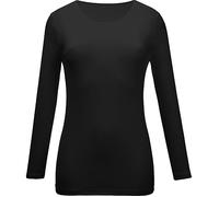 Mey Feinripp Damen-Unterhemd, langarm Noblesse 50 schwarz