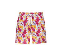 Mey Badehose rot, Bedruckt