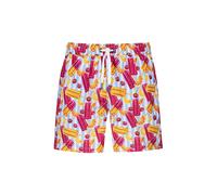 Mey Badehose rot, Bedruckt