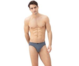 Mey Herren Jazz-Pant Slip aus GOTS Biobaumwolle "Newham" gestreift Yacht Blue (blau) 8