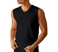 Mey - Herren Muskel Shirt ''Dry Cotton'' schwarz ohne Arm (Unterhemd) 5
