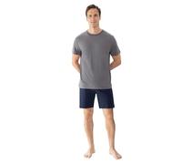 Mey Nachtwäsche Serie Pure Night Herren Schlafanzüge kurz Quartz Grey M(M)
