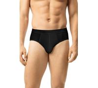 Slip MEY "Softball", Herren, Gr. 6L, schwarz, Obermaterial: 57% Baumwolle, 38% Polyester, 5% Elasthan, unifarben, Unterhosen Slip, mit elastischem Bundabschluss (90372733-6) schwarz