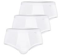 Mey Herren Slips mit Eingriff, Serie Noblesse (DE/NL/SE/PL, Alphanumerisch, 3XL, Regular, Regular, 3 x weiß)